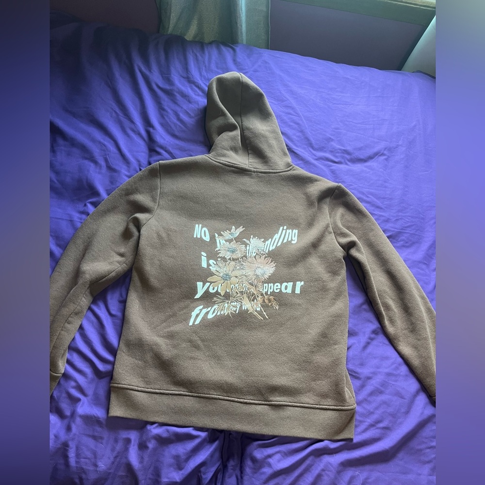 Brown Graphic Hoodie